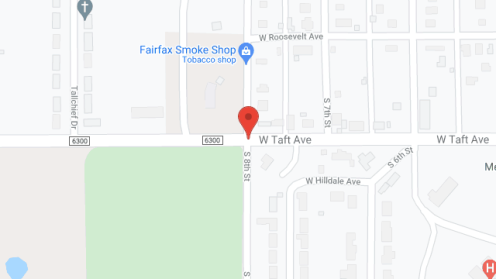 Map of the neighborhood around Fairfax Manor
