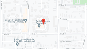 Davis Retirement Apts in google map