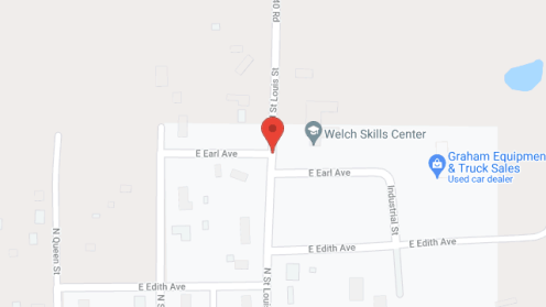 Map of the neighborhood around Welch Residential Care