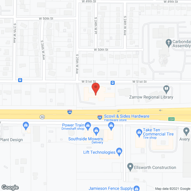 Sherwood Manor in google map