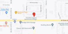 Paradise Square Retirement Vlg in google map