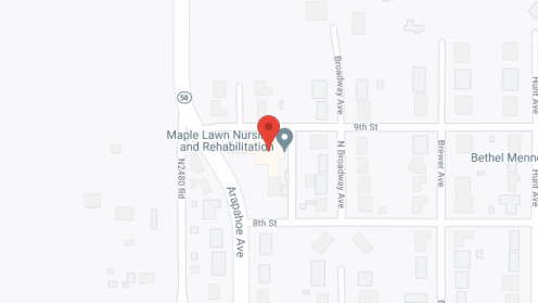 Map of the neighborhood around Maple Lawn Manor