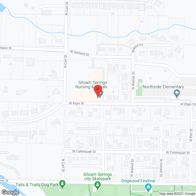 Siloam Springs Nursing & Rehab in google map