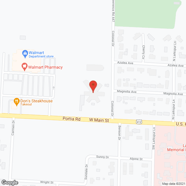 Walnut Ridge Convalescent Ctr in google map