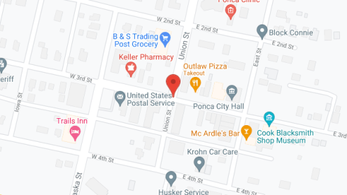 Map of the neighborhood around Elms Health Care Ctr