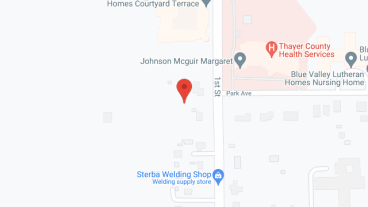 Blue Valley Riverside Apts in google map
