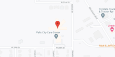 Falls City Care Ctr in google map