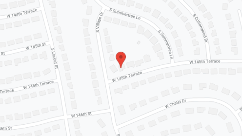 Map of the neighborhood around Golden Years Home