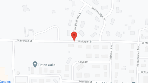 Map of the neighborhood around Tipton Manor Inc