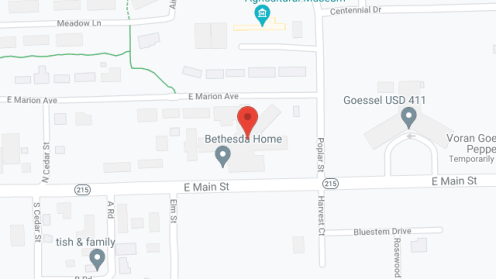 Map of the neighborhood around Bethesda Home