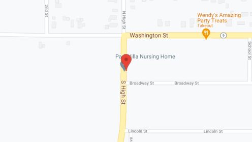 Map of the neighborhood around Park Villa