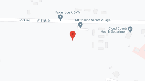Map of the neighborhood around Mount Joseph