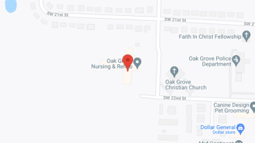 Oak Grove Nursing Ctr in google map