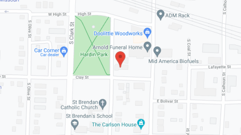 Map of the neighborhood around Southside Towne House