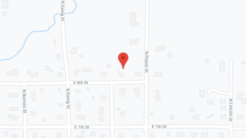 Map of the neighborhood around Hamilton Housing