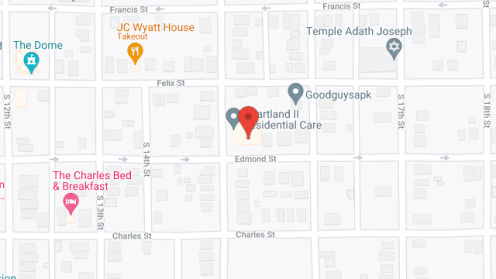 Map of the neighborhood around Heartland II Rcf