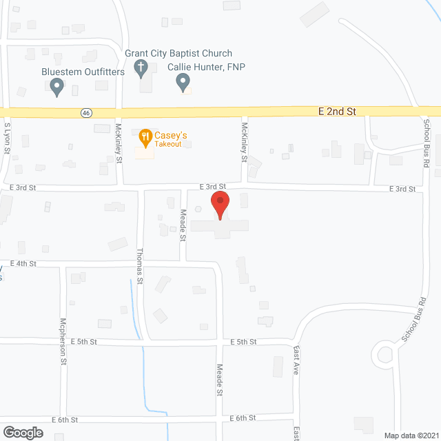 Worth County Convalescent Ctr in google map