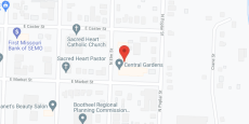 Central Gardens in google map