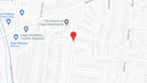 Map of the neighborhood around Cape La Croix Apartments