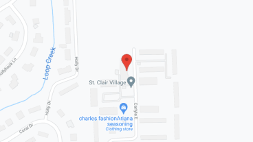 St Clair Village in google map