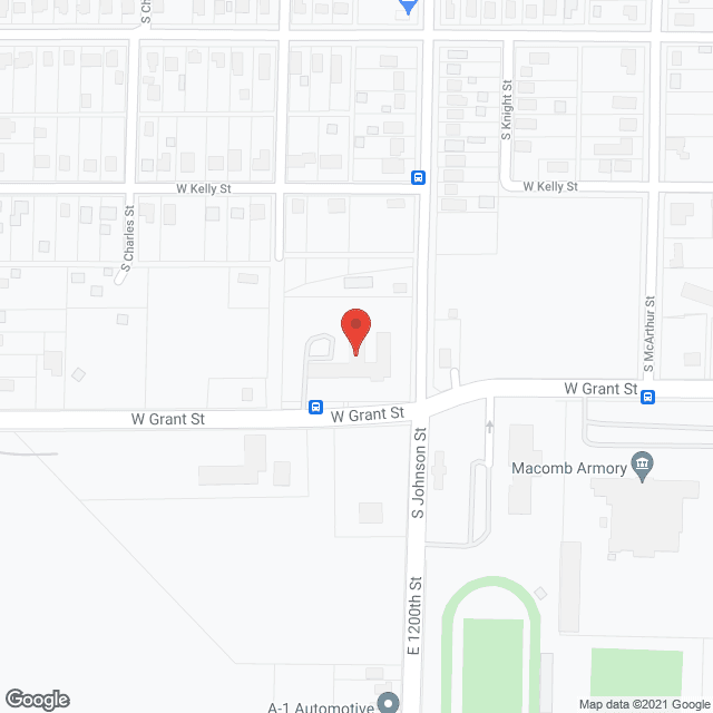 Macomb Senior Living Ctr in google map