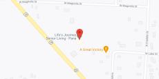 Life's Journey Senior Living - Pana in google map