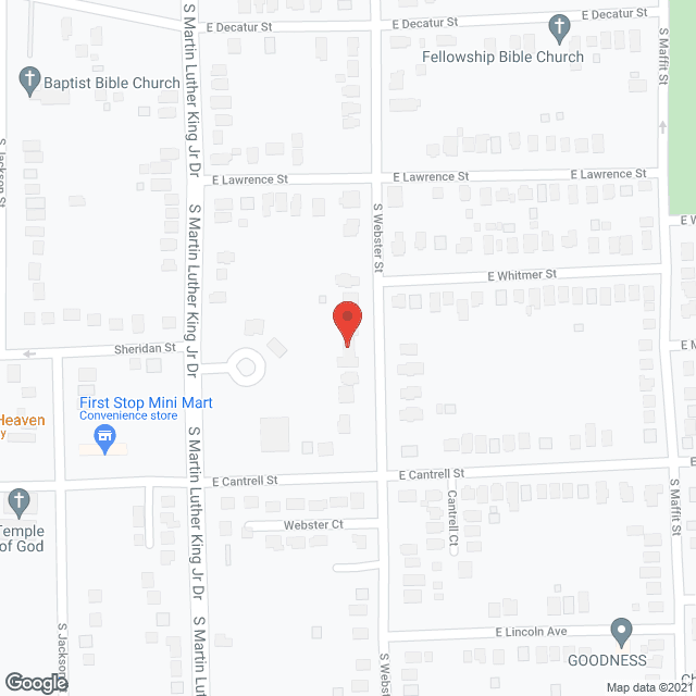 South Side Manor in google map