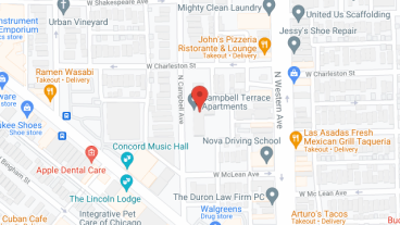 Campbell Terrace Apartments in google map