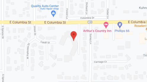 Map of the neighborhood around Watkins Estates Inc