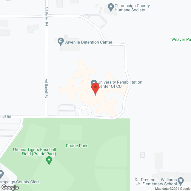 Champaign County Nursing Home in google map