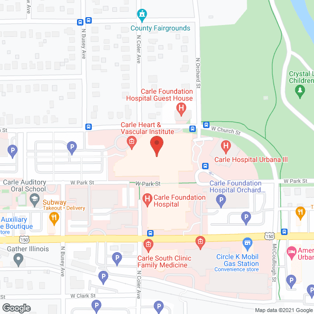 Manor Care Health Svc in google map