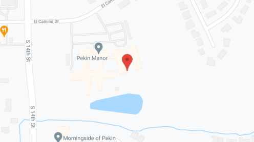 Map of the neighborhood around Pekin Estates