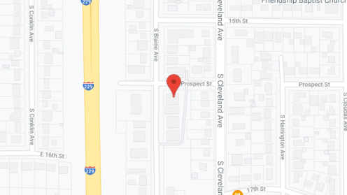 Map of the neighborhood around Valley View Apartments