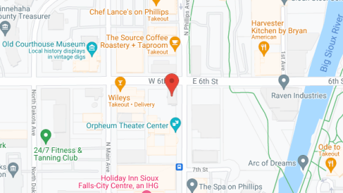 Map of the neighborhood around Albert House