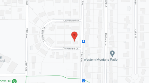 Map of the neighborhood around Golden Age Assisted Living