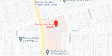 Daniels Memorial Medical Ctr in google map