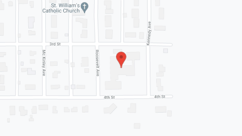 Map of the neighborhood around Memorial Home