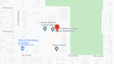 Avera Mother Joseph Manor Comm in google map