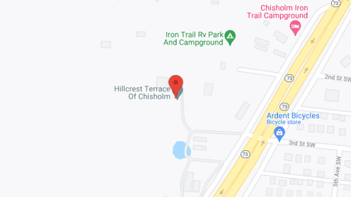 Map of the neighborhood around Hillcrest Terrace