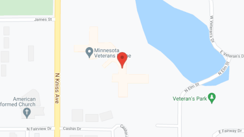 Map of the neighborhood around Minnesota Veterans Home
