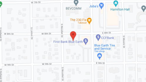 Map of the neighborhood around SisterCare
