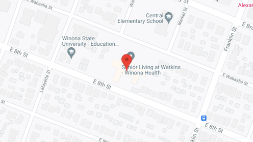 Map of the neighborhood around Watkins Home
