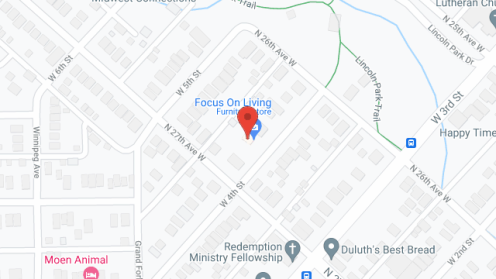 Map of the neighborhood around Focus On Living Inc