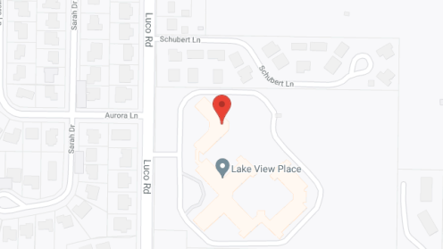 Map of the neighborhood around Lakeview Assisted Living
