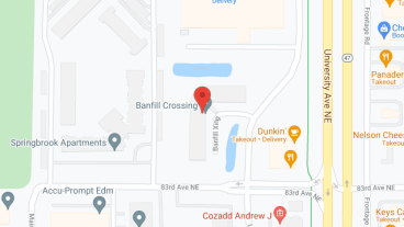 Banfill Crossing in google map