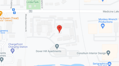 Map of the neighborhood around Dover Hills Apartments