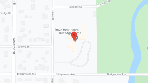 Map of the neighborhood around Rutledge Home For the Aged