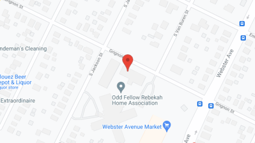 Map of the neighborhood around Rebekah Haven