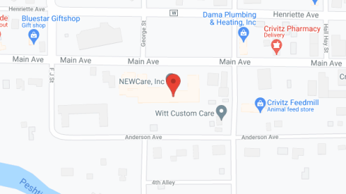 Map of the neighborhood around Newcare Residence