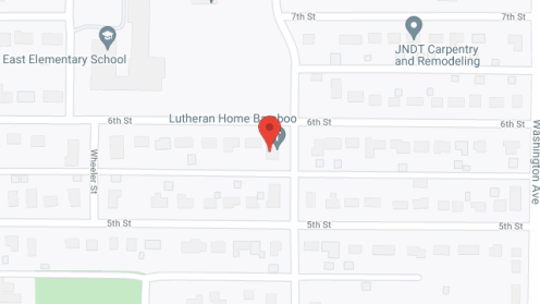 Map of the neighborhood around Lutheran Home Baraboo